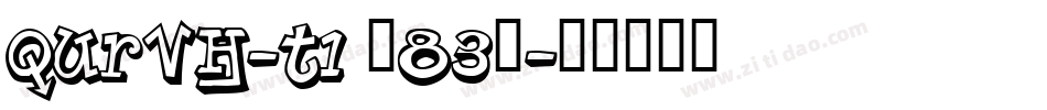 QURVH-T1 (83)字体转换